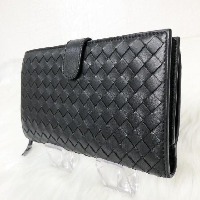 �y���i�z BOTTEGA VENETA �{�b�e�K���F�l�^ ��܂���z �C���g���`���[�g �u���b�N ���U�[ ���j�Z�b�N�X  �� �u�����h�� 