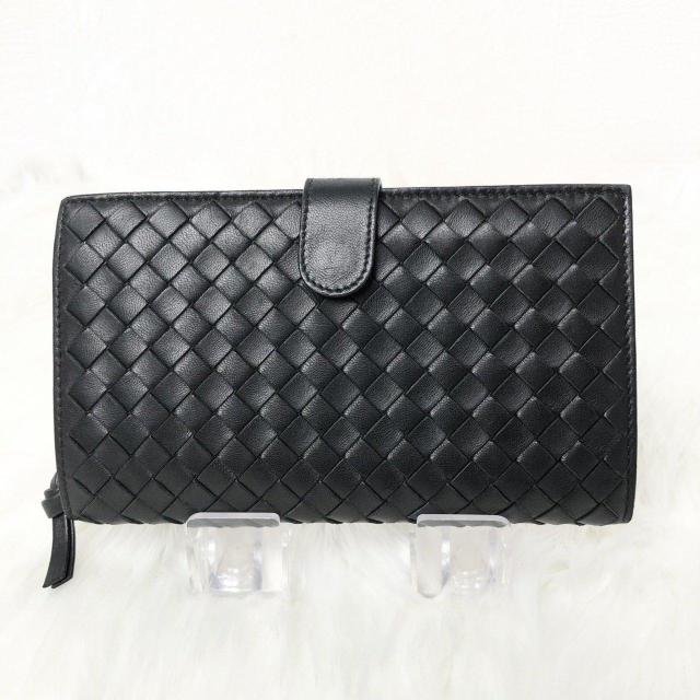 �y���i�z BOTTEGA VENETA �{�b�e�K���F�l�^ ��܂���z �C���g���`���[�g �u���b�N ���U�[ ���j�Z�b�N�X �� �u�����h�� 