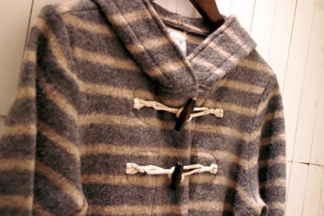 north object northern truck圧縮ウールボーダーダッフルコート < 女性ファッション  north object northern truck圧縮ウールボーダーダッフルコート < 女性ファッションの
