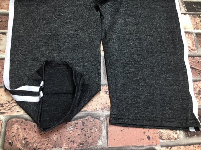 人気の二本ライン!レディースメランジクロプドパンツ1枚 < 女性ファッション  人気の二本ライン!レディースメランジクロプドパンツ1枚 < 女性ファッションの