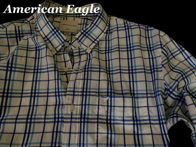 【American Eagle】アメリカンイーグル Vintage Washed ボタンダウンシャツ US−XL/White < ブランド  【American Eagle】アメリカンイーグル Vintage Washed ボタンダウンシャツ US−XL/White < ブランドの