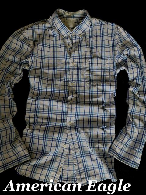【American Eagle】アメリカンイーグル Vintage Washed ボタンダウンシャツ US−XL/White < ブランド  【American Eagle】アメリカンイーグル Vintage Washed ボタンダウンシャツ US−XL/White < ブランドの