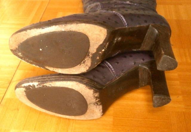 ◆カルバンクライン CalvinKlein ブーツ 中古品 レディース 24.0 パープル オーストリッチ < 女性ファッション  ◆カルバンクライン CalvinKlein ブーツ 中古品 レディース 24.0 パープル オーストリッチ < 女性ファッションの