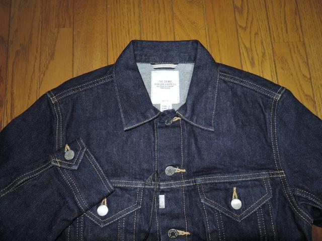 新品 THE CRIME クライミー デニム ジャケット S インディゴ 赤耳 Gジャン STRETCH DENIM JACKET < ブランド  新品 THE CRIME クライミー デニム ジャケット S インディゴ 赤耳 Gジャン STRETCH DENIM JACKET < ブランドの
