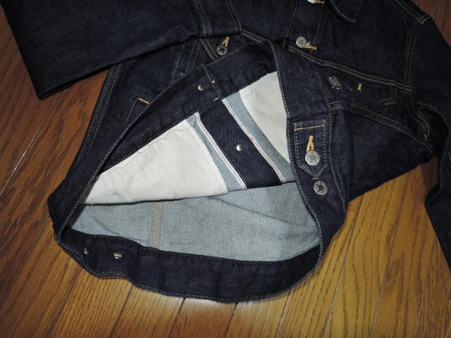新品 THE CRIME クライミー デニム ジャケット S インディゴ 赤耳 Gジャン STRETCH DENIM JACKET < ブランド  新品 THE CRIME クライミー デニム ジャケット S インディゴ 赤耳 Gジャン STRETCH DENIM JACKET < ブランドの