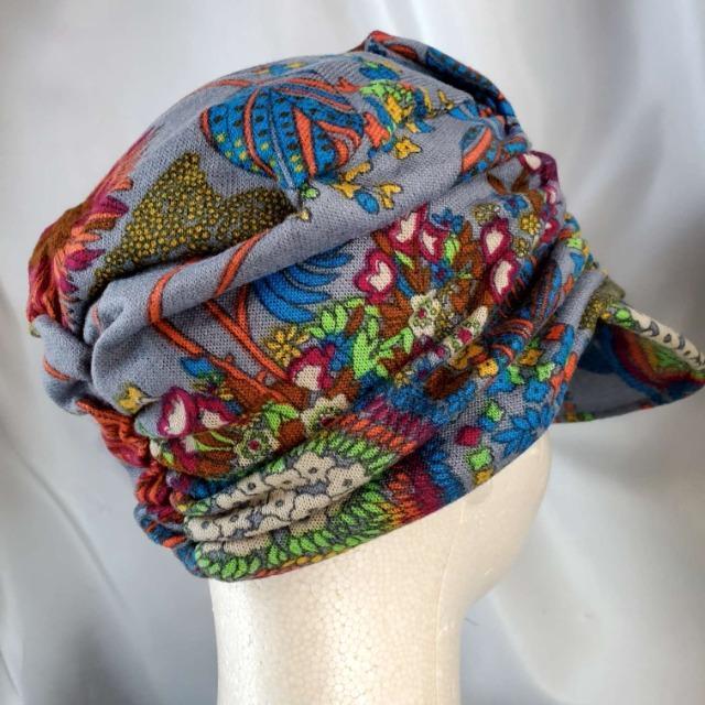 込み★内側が温かいフリース!!ヴィンテージフラワープリントハット!F★ < 女性ファッション 込み★内側が温かいフリース!!ヴィンテージフラワープリントハット!F★ < 女性ファッションの