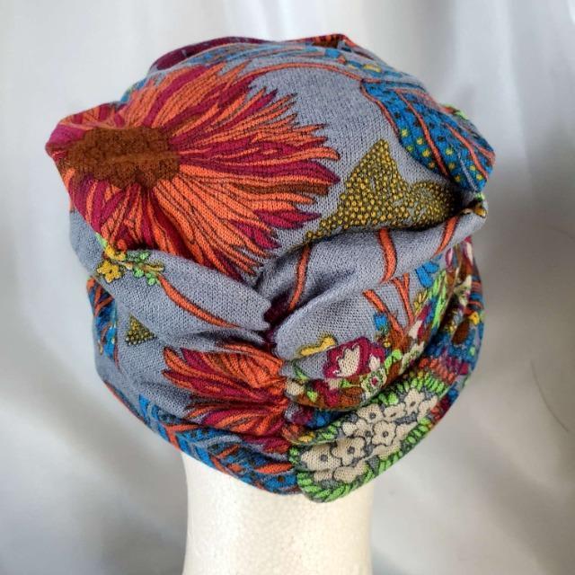 込み★内側が温かいフリース!!ヴィンテージフラワープリントハット!F★ < 女性ファッション 込み★内側が温かいフリース!!ヴィンテージフラワープリントハット!F★ < 女性ファッションの