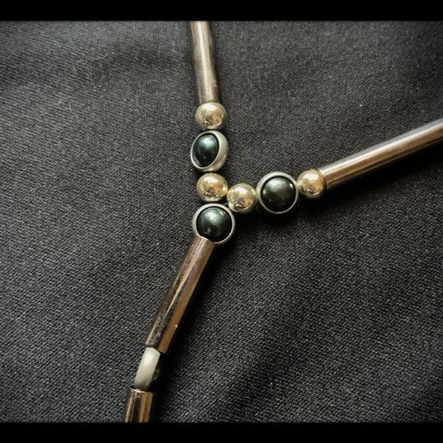 ラ ドログリー フランス素材ハンドメイド☆ゴージャス♪フレンチビーズ ロザリオ風 ロングネックレス モード モダン < 女性アクセサリー/時計  ラ ドログリー フランス素材ハンドメイド☆ゴージャス♪フレンチビーズ ロザリオ風 ロングネックレス モード モダン < 女性アクセサリー/時計の