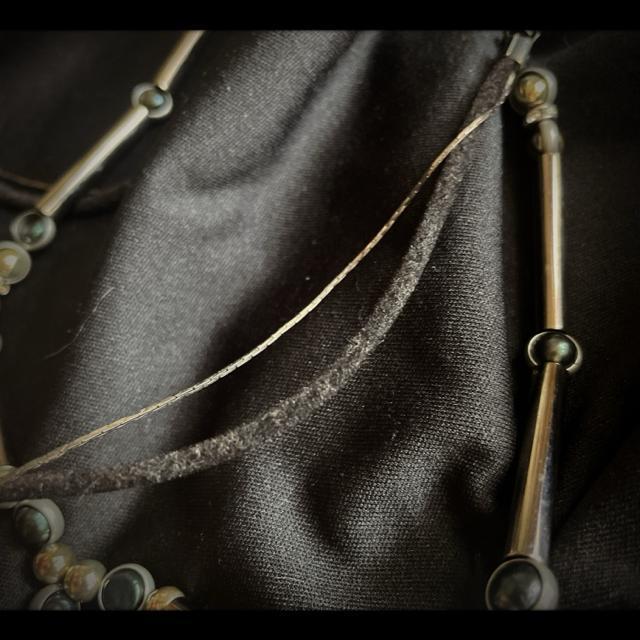 ラ ドログリー フランス素材ハンドメイド☆ゴージャス♪フレンチビーズ ロザリオ風 ロングネックレス モード モダン < 女性アクセサリー/時計  ラ ドログリー フランス素材ハンドメイド☆ゴージャス♪フレンチビーズ ロザリオ風 ロングネックレス モード モダン < 女性アクセサリー/時計の