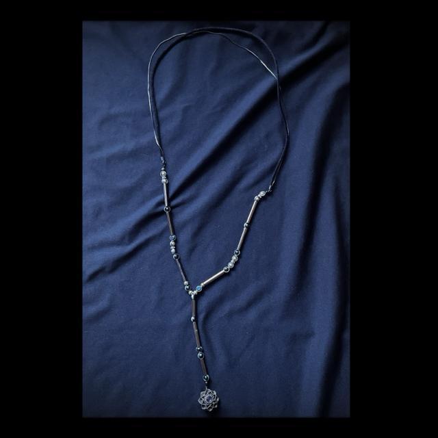 ラ ドログリー フランス素材ハンドメイド☆ゴージャス♪フレンチビーズ ロザリオ風 ロングネックレス モード モダン < 女性アクセサリー/時計  ラ ドログリー フランス素材ハンドメイド☆ゴージャス♪フレンチビーズ ロザリオ風 ロングネックレス モード モダン < 女性アクセサリー/時計の