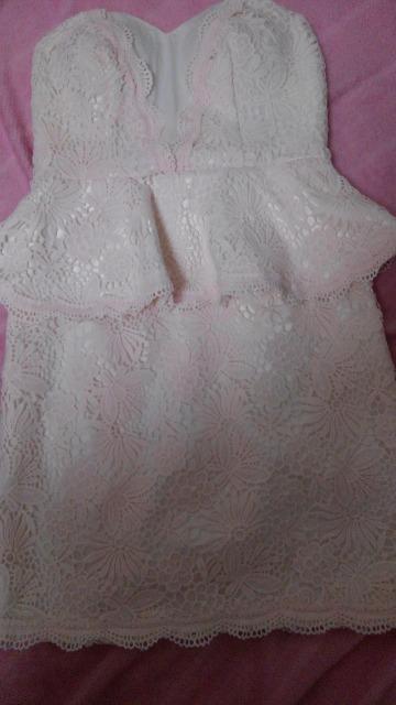 ワンピAMANDA BLACK鍵編みレ-ス&ペプラム形送料半額゜+(人・∀・*)+。♪ < 女性ファッション  ワンピAMANDA BLACK鍵編みレ-ス&ペプラム形送料半額゜+(人・∀・*)+。♪  < 女性ファッションの