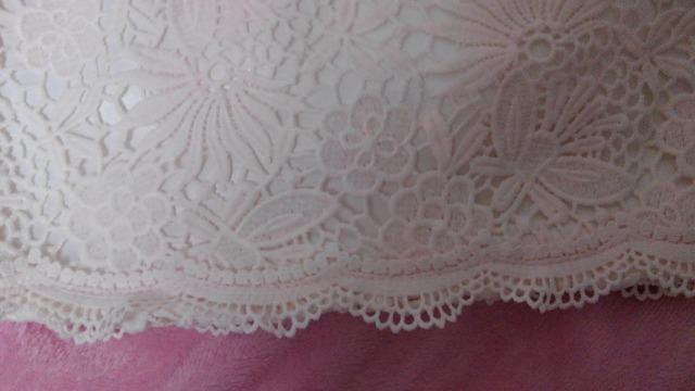 ワンピAMANDA BLACK鍵編みレ-ス&ペプラム形送料半額゜+(人・∀・*)+。♪ < 女性ファッション  ワンピAMANDA BLACK鍵編みレ-ス&ペプラム形送料半額゜+(人・∀・*)+。♪ < 女性ファッションの