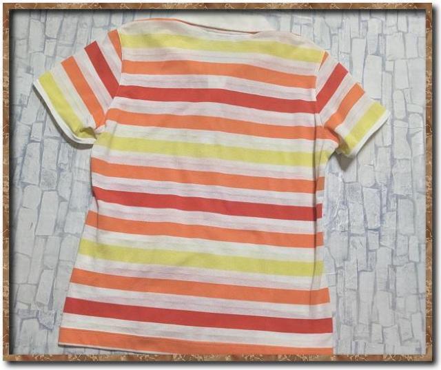 アダバット 刺繍入りボーダー半袖ポロシャツ < ブランド アダバット 刺繍入りボーダー半袖ポロシャツ < ブランドの