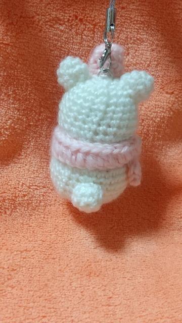 くま雪だるま*編みぐるみストラップ(ピンク) < ペット/手芸/園芸 くま雪だるま*編みぐるみストラップ(ピンク) < ペット/手芸/園芸の