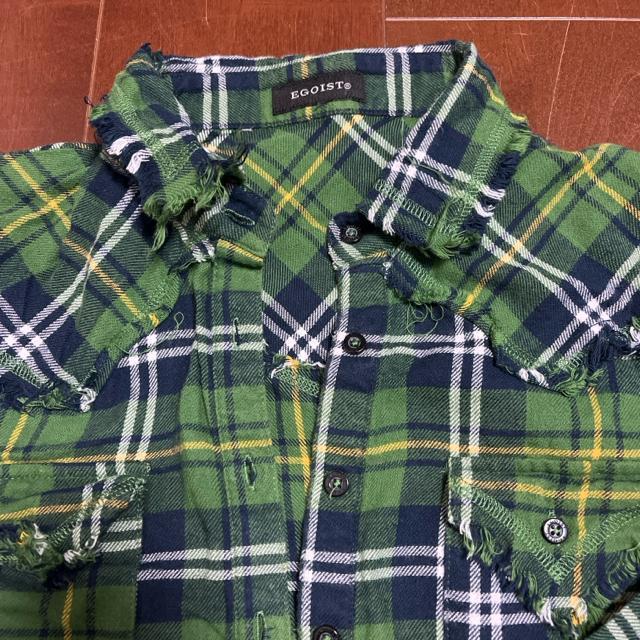 ☆EGOIST(エゴイスト)☆クロップドチェックシャツ☆ < 女性ファッション ☆EGOIST(エゴイスト)☆クロップドチェックシャツ☆ < 女性ファッションの