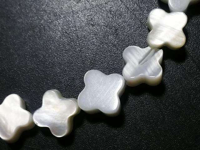 天然石★MOP ミニ クローバー 半連 < 女性アクセサリー/時計 天然石★MOP ミニ クローバー 半連 < 女性アクセサリー/時計の