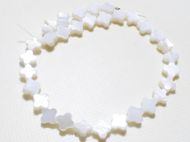 天然石★MOP ミニ クローバー 半連 < 女性アクセサリー/時計 天然石★MOP ミニ クローバー 半連 < 女性アクセサリー/時計の