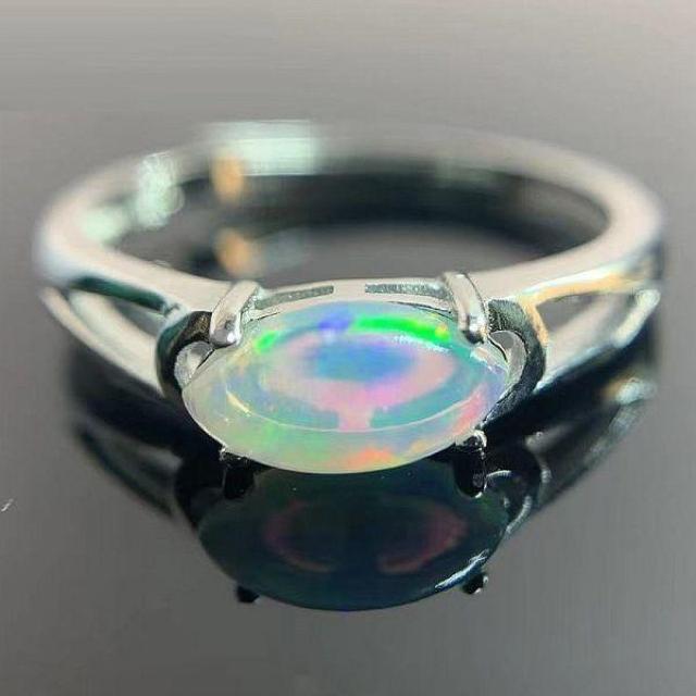 女性のための天然オパールリング 4x8mm 100%天然 ナチュラル アクセサリー カラーストーン Yu_3963 < 女性アクセサリー/時計 女性のための天然オパールリング 4x8mm 100%天然 ナチュラル アクセサリー カラーストーン Yu_3963 < 女性アクセサリー/時計の