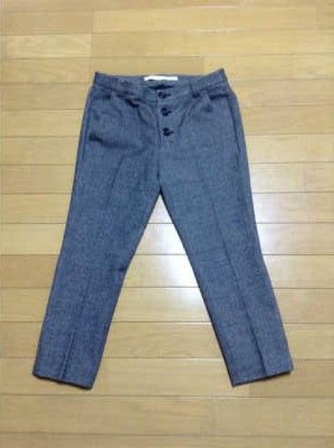 BLACK BY MOUSSY(ブラックバイマウジー)9分丈パンツ美品 < ブランド BLACK BY MOUSSY(ブラックバイマウジー)9分丈パンツ美品 < ブランドの