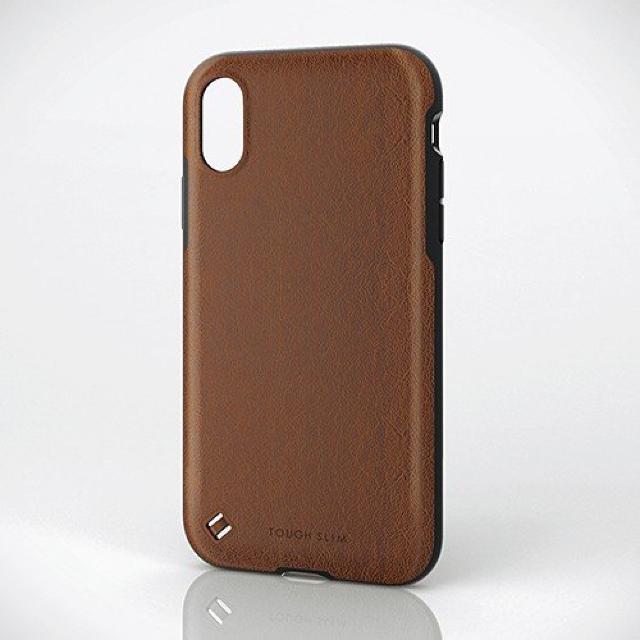 エレコム iPhoneXR ケース 耐衝撃 レザー調 PM-A18CTSTBR < 家電/AV  エレコム iPhoneXR ケース 耐衝撃 レザー調 PM-A18CTSTBR < 家電/AVの