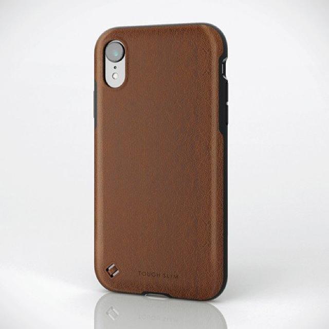 エレコム iPhoneXR ケース 耐衝撃 レザー調 PM-A18CTSTBR < 家電/AV  エレコム iPhoneXR ケース 耐衝撃 レザー調 PM-A18CTSTBR < 家電/AVの