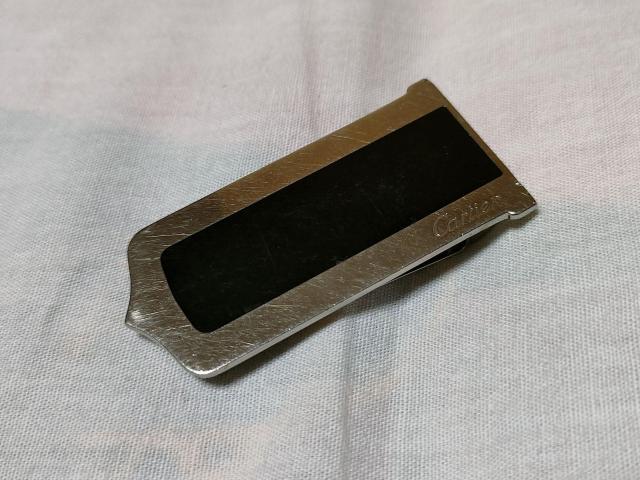 正規レア カルティエ アルディロン 2Cロゴ コンビメタルマネークリップ ロングCモチーフ シルバー 黒 財布 ペーパーウォレット < ブランド  正規レア カルティエ アルディロン 2Cロゴ コンビメタルマネークリップ ロングCモチーフ シルバー 黒 財布 ペーパーウォレット  < ブランドの