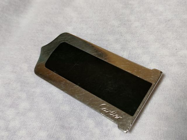 正規レア カルティエ アルディロン 2Cロゴ コンビメタルマネークリップ ロングCモチーフ シルバー 黒 財布 ペーパーウォレット < ブランド  正規レア カルティエ アルディロン 2Cロゴ コンビメタルマネークリップ ロングCモチーフ シルバー 黒 財布 ペーパーウォレット < ブランドの