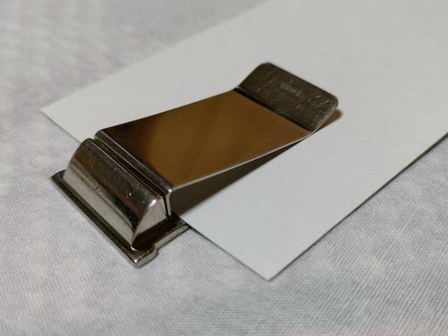 正規レア カルティエ アルディロン 2Cロゴ コンビメタルマネークリップ ロングCモチーフ シルバー 黒 財布 ペーパーウォレット < ブランド  正規レア カルティエ アルディロン 2Cロゴ コンビメタルマネークリップ ロングCモチーフ シルバー 黒 財布 ペーパーウォレット < ブランドの