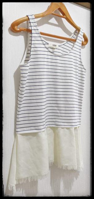 ★OZOC★オゾック★タンクトップ★フリル付き★Tシャツ★ワンピース★Mサイズ同等★部屋着★まとめ買い歓迎★ < ブランド  ★OZOC★オゾック★タンクトップ★フリル付き★Tシャツ★ワンピース★Mサイズ同等★部屋着★まとめ買い歓迎★ < ブランドの