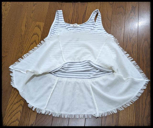 ★OZOC★オゾック★タンクトップ★フリル付き★Tシャツ★ワンピース★Mサイズ同等★部屋着★まとめ買い歓迎★ < ブランド  ★OZOC★オゾック★タンクトップ★フリル付き★Tシャツ★ワンピース★Mサイズ同等★部屋着★まとめ買い歓迎★ < ブランドの