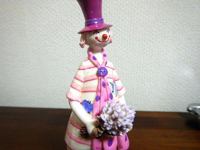 ◆ピエロ 人形 陶器 2体セット 中古品 < ホビー  ◆ピエロ 人形 陶器 2体セット 中古品 < ホビーの