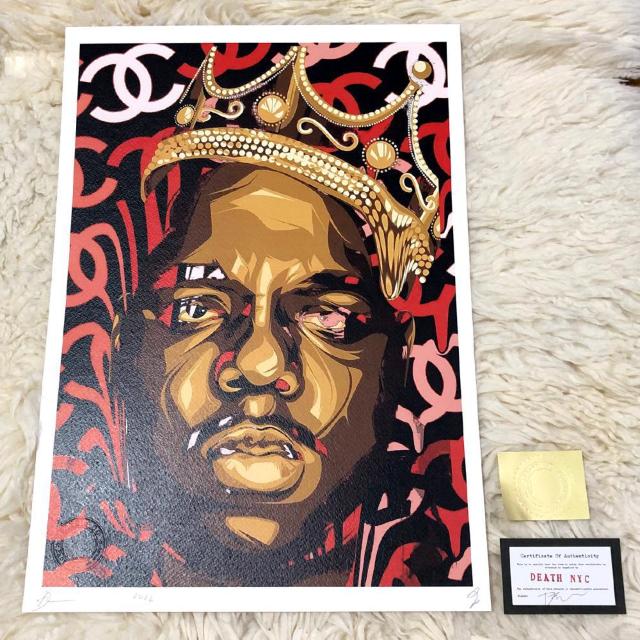 世界限定100枚 2022年 新作正規品 DEATH NYC ノトーリアス・B.I.G. ビギー・スモールズ HIPHOP < ホビー  世界限定100枚 2022年 新作正規品 DEATH NYC ノトーリアス・B.I.G. ビギー・スモールズ HIPHOP  < ホビーの