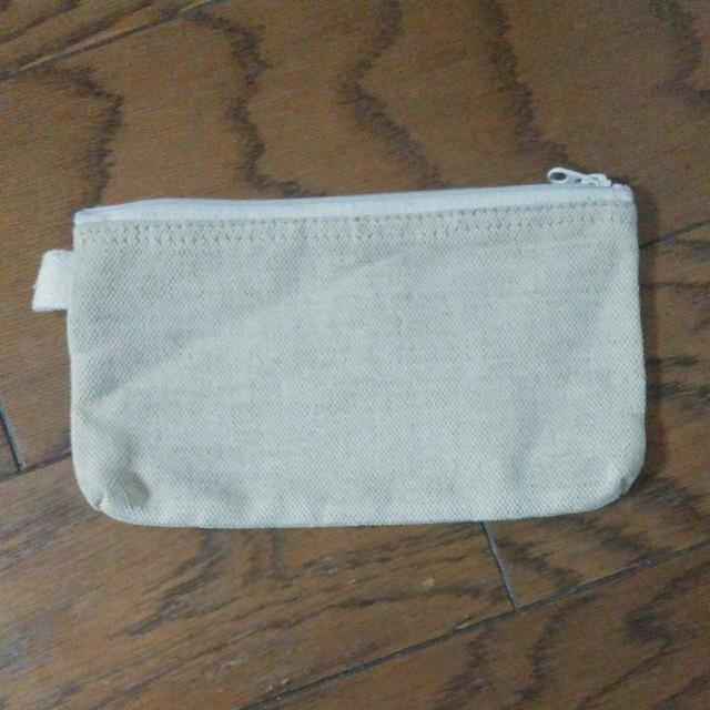 新品 帆布 ペンケース ベージュ 小物入れ < 女性ファッション  新品 帆布 ペンケース ベージュ 小物入れ < 女性ファッションの