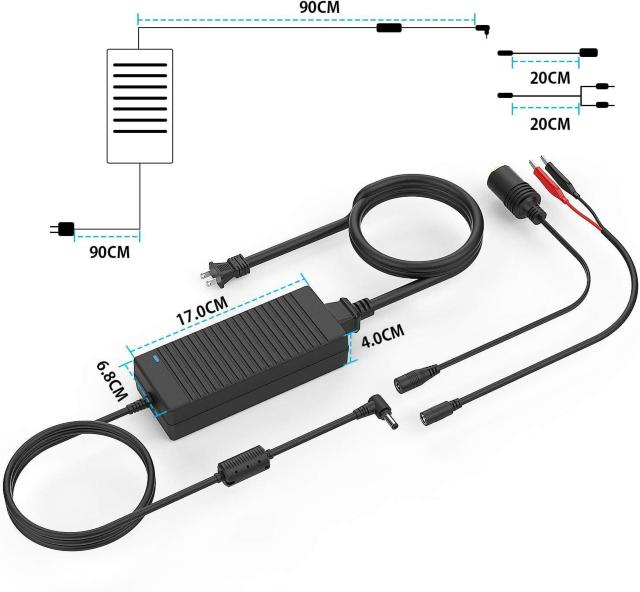 AC-DC ϊA_v^[ 12V 10A 120W (ԍڗpVK[\Pbg/jNbv[qt)  Ɠd/AV 
