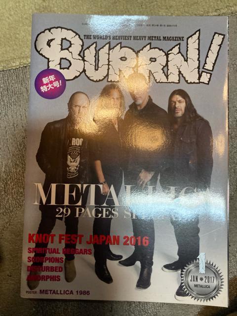 BURRN! (o[) 2017N OP Metallica ^J   {/G 