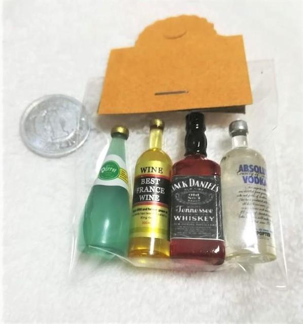 ミニチュア★ウイスキー&ワイン4本セット★ジャックダニエル★ < おもちゃ  ミニチュア★ウイスキー&ワイン4本セット★ジャックダニエル★  < おもちゃの