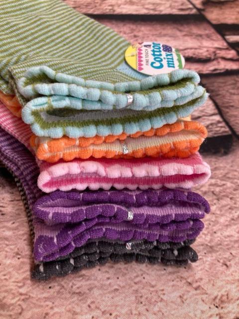 送料無料!『画像から5足組』かわいい口ゴムハート&細ボーダー レディース綿混スニーカー丈ソックス < 女性ファッション  送料無料!『画像から5足組』かわいい口ゴムハート&細ボーダー レディース綿混スニーカー丈ソックス < 女性ファッションの