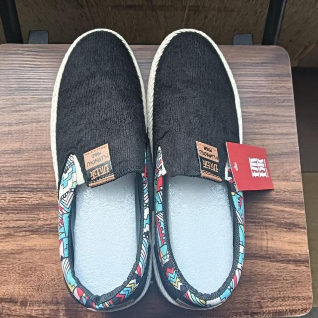 新品 26cm メンズ スリッポン シューズ ブラック 靴 男女兼用 カジュアル < 男性ファッション  新品 26cm メンズ スリッポン シューズ ブラック 靴 男女兼用 カジュアル < 男性ファッションの