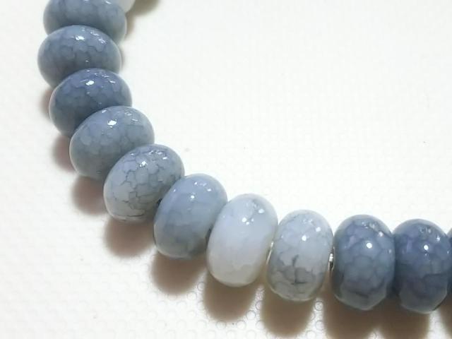 天然石★龍紋瑪瑙(グレー) 8mm ブレス < 女性アクセサリー/時計 天然石★龍紋瑪瑙(グレー) 8mm ブレス < 女性アクセサリー/時計の