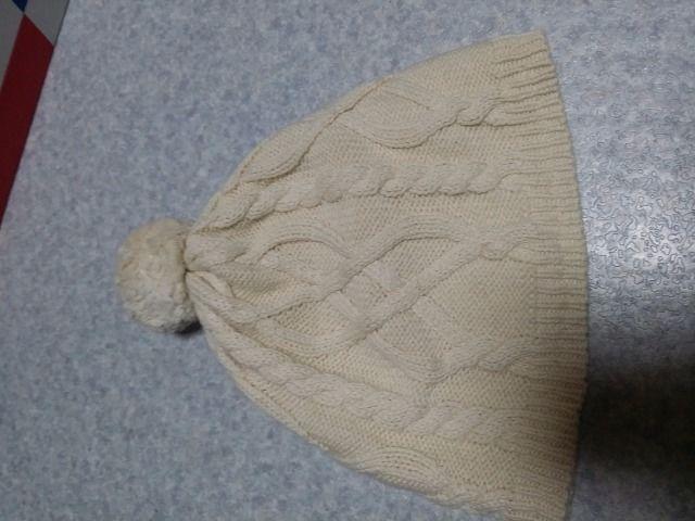美品☆GAP♪キッズ綿ニット帽《オフ白》44p < ブランド  美品☆GAP♪キッズ綿ニット帽《オフ白》44p  < ブランドの