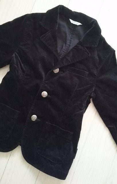 110★any fam★オンワード樫山★ベロアジャケット★別珍★美ライン★美品 < キッズ/ベビー 110★any fam★オンワード樫山★ベロアジャケット★別珍★美ライン★美品 < キッズ/ベビーの