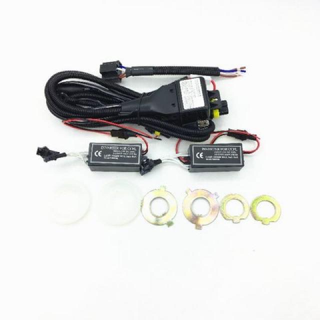 HID プロジェクター 3.0インチ H4 CCFL リング 付き 埋め込み < 自動車/バイク HID プロジェクター 3.0インチ H4 CCFL リング 付き 埋め込み < 自動車/バイク