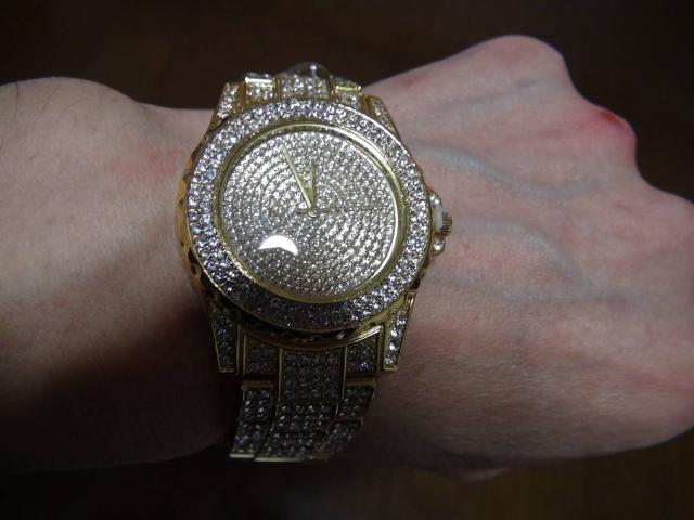 Lucaso メンズ 腕時計 豪華ジルコニア ダイヤモンド付き新品!。4 < 男性アクセサリー/時計 Lucaso メンズ 腕時計 豪華ジルコニア ダイヤモンド付き新品!。4 < 男性アクセサリー/時計の