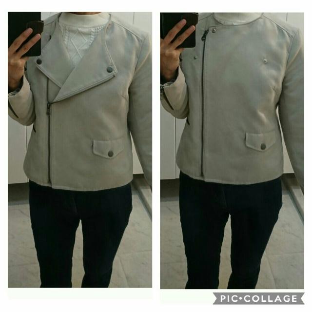 値下げ PLST レザー風ジャケット 2way サイズXS < ブランド  値下げ PLST レザー風ジャケット 2way サイズXS  < ブランドの