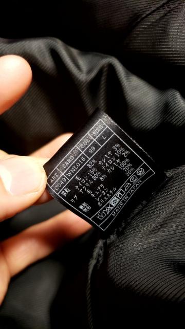 新品AKMエーケーエム カシミヤ混レイヤードチェスターコート L < ブランド  新品AKMエーケーエム カシミヤ混レイヤードチェスターコート L < ブランドの