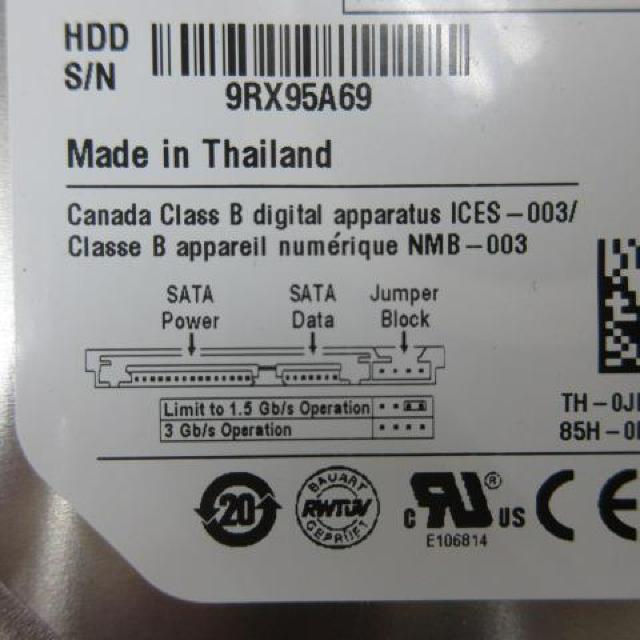 Seagate HDD S/N 9RX95A69 SRIAL ATA 160GB < PC本体/周辺機器  Seagate HDD S/N 9RX95A69 SRIAL ATA 160GB < PC本体/周辺機器の