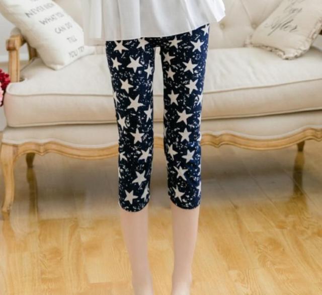 送料無料 レディース 7分丈 膝下 夏レギンス 星柄 レギンス パンツ < 女性ファッション  送料無料 レディース 7分丈 膝下 夏レギンス 星柄 レギンス パンツ < 女性ファッションの