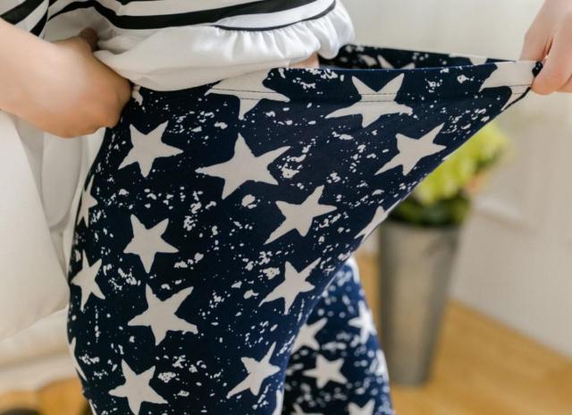 送料無料 レディース 7分丈 膝下 夏レギンス 星柄 レギンス パンツ < 女性ファッション  送料無料 レディース 7分丈 膝下 夏レギンス 星柄 レギンス パンツ < 女性ファッションの