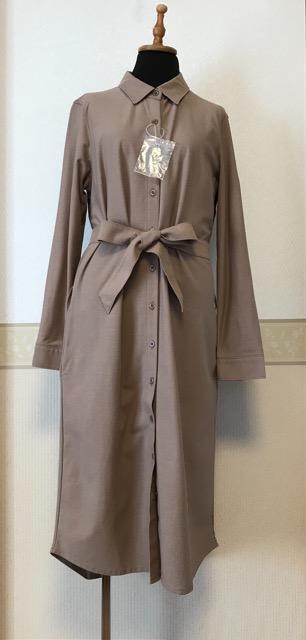 UNITED ARROWS GREEN LABEL RELAXING 未使用 シャツワンピースベージュ < ブランド  UNITED ARROWS GREEN LABEL RELAXING 未使用 シャツワンピースベージュ  < ブランドの