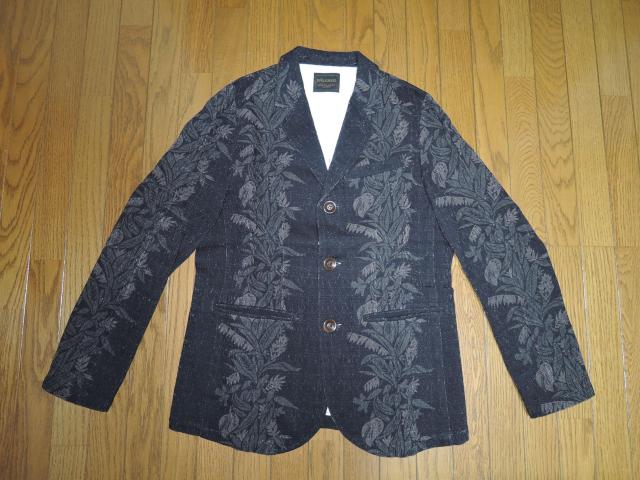 美中古 BY GLADHAND グラッドハンド 薄手 テーラード ジャケット S 総柄 < 男性ファッション  美中古 BY GLADHAND グラッドハンド 薄手 テーラード ジャケット S 総柄  < 男性ファッションの
